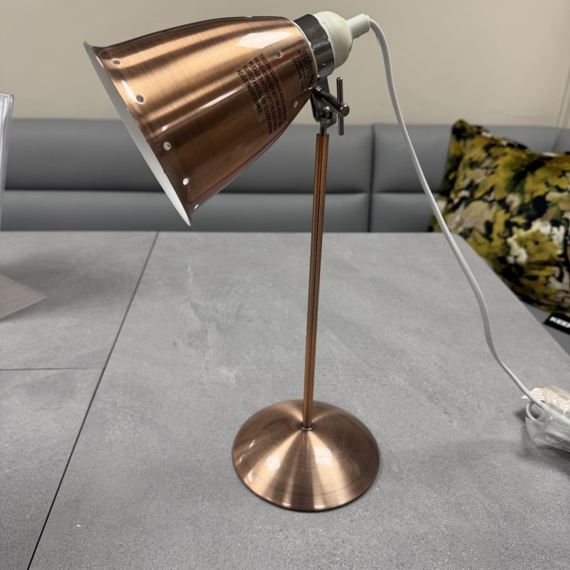 Copper Task Lamp Copper Task Lamp