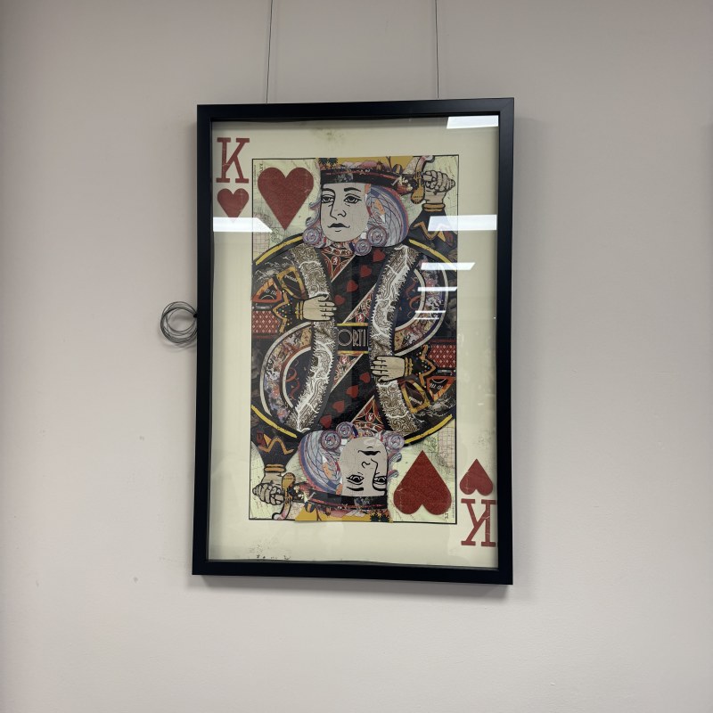 Playing Card 3D Artwork - King of Spades Playing Card 3D Artwork - King of Spades