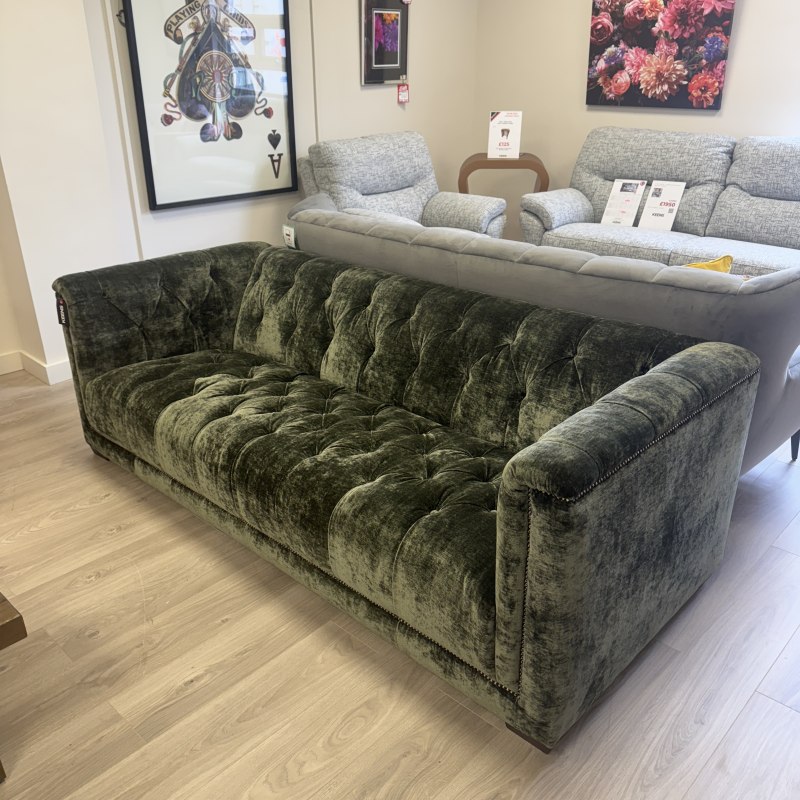 Vagabond Tetrad Grand Sofa in Coco Moss Fabric Vagabond Tetrad Grand Sofa in Coco Moss Fabric