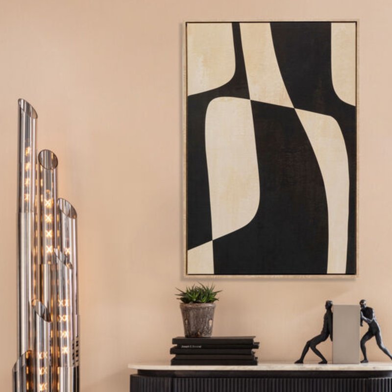 Classic Shape Blacky - Framed Canvas Classic Shape Blacky - Framed Canvas