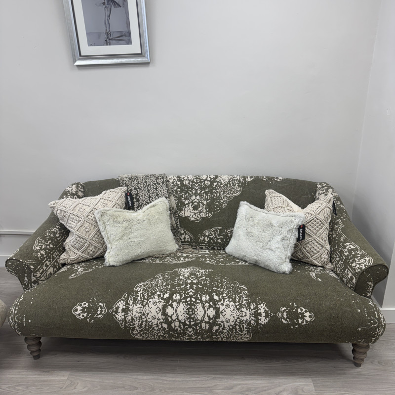 Jacarada Sofa Bagru Fabric by Tetrad Jacarada Sofa Bagru Fabric by Tetrad