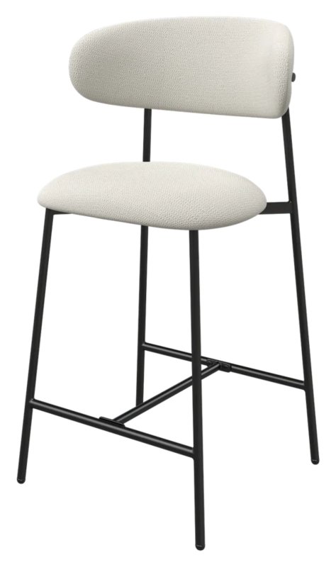 Amalfi - Counter Stool Ivory Fabric Amalfi - Counter Stool Ivory Fabric