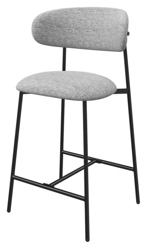 Amalfi - Counter Stool Earthy Grey Fabric Amalfi - Counter Stool Earthy Grey Fabric