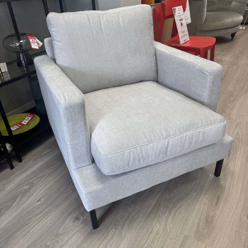 Montego Chair - Light Silver Fabric Montego Chair - Light Silver Fabric