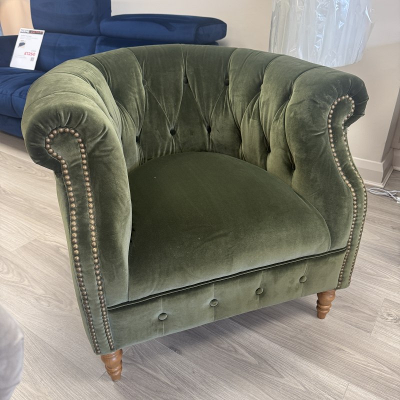 A&J Jude - Occasional Chair in Moss Fabric A&J Jude - Occasional Chair in Moss Fabric