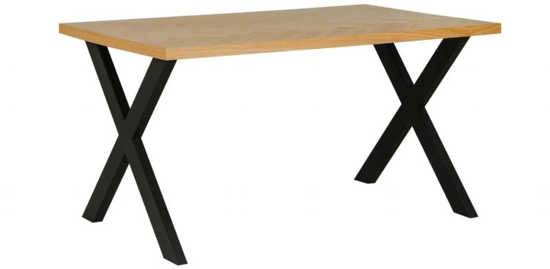 Oak & Steel - Dining Table Oak & Steel - Dining Table