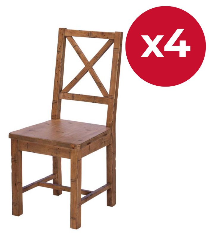 Midtown - Set of 4 Solid Wooden Dining Chairs Midtown - Set of 4 Solid Wooden Dining Chairs