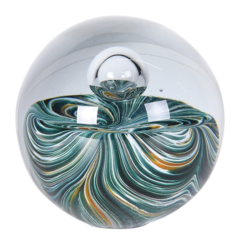Green Melt Paperweight Green Melt Paperweight