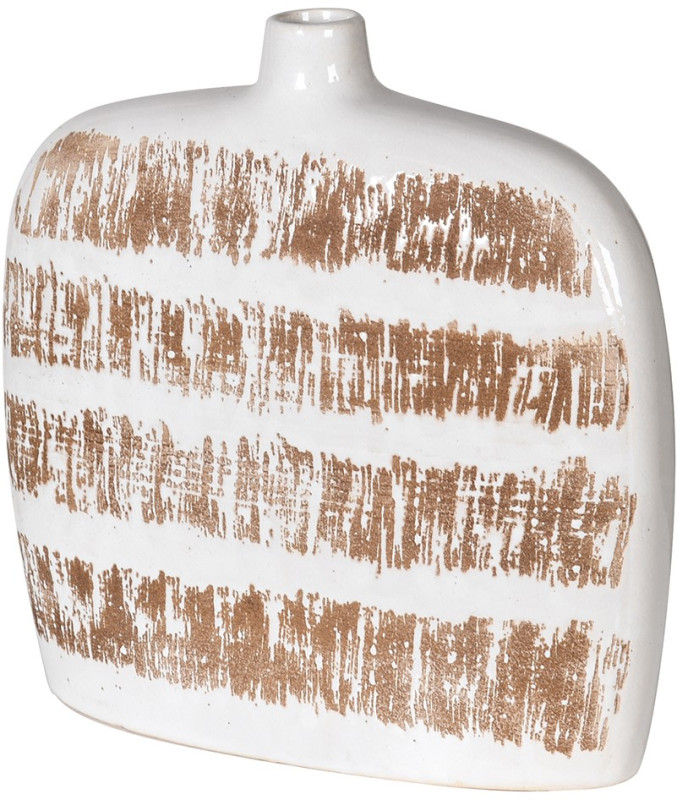 Striped Ceramic Vase Striped Ceramic Vase