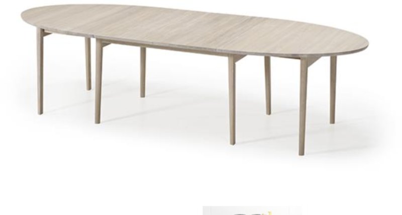 Skovby - SM78 Oval Extending Dining Table - Oak Skovby - SM78 Oval Extending Dining Table - Oak