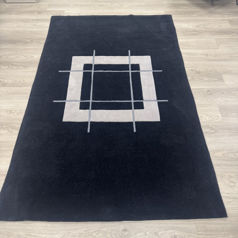 Black - Art Deco Style Rug - XL Black - Art Deco Style Rug - XL