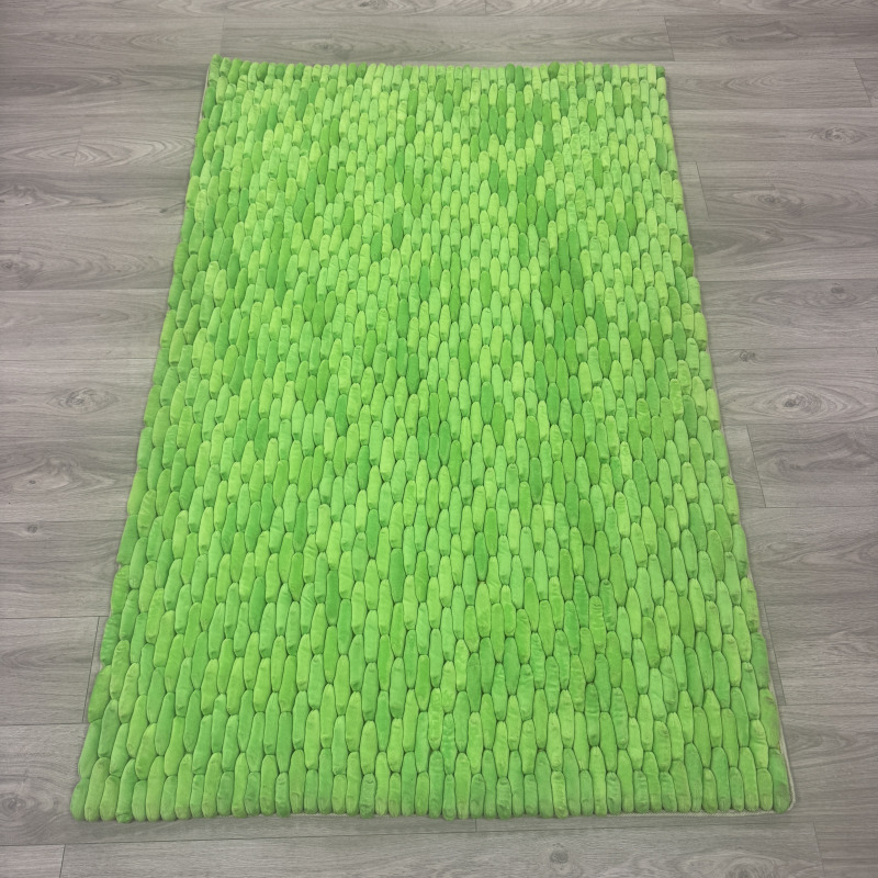 Dreamweavers Cobble - Lime Green Rug - 6ft x 4ft Dreamweavers Cobble - Lime Green Rug - 6ft x 4ft