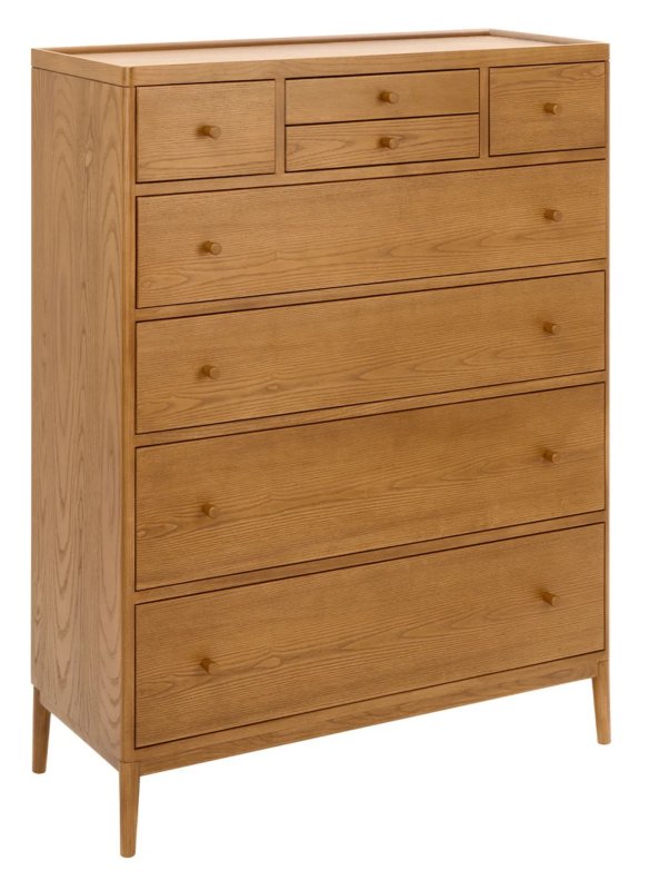 Ercol - Salina 8 Drawer Tall Chest Ercol - Salina 8 Drawer Tall Chest