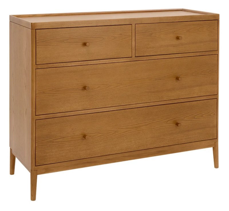 Ercol - Salina 4 Drawer Wide Chest Ercol - Salina 4 Drawer Wide Chest