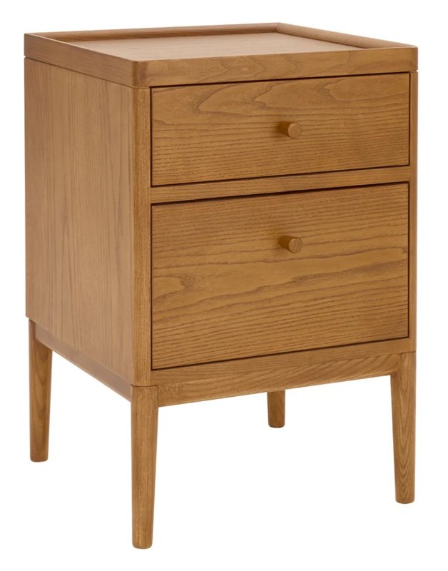 Ercol - Salina Two Drawer Bedside Cabinet Ercol - Salina Two Drawer Bedside Cabinet