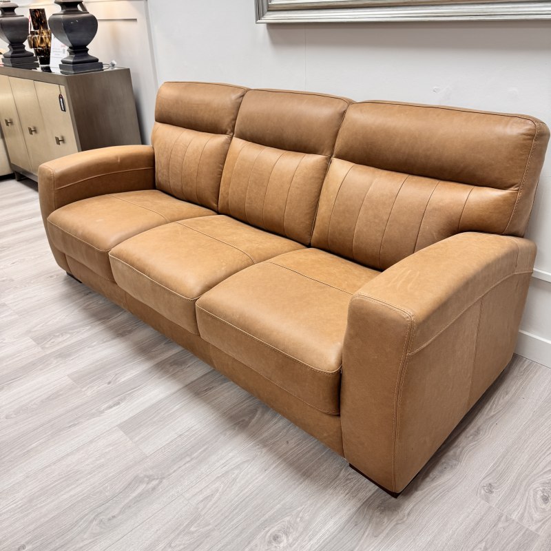 Montana - 3 Seater in Genuine Tan Leather Montana - 3 Seater in Genuine Tan Leather