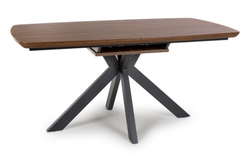 Smart® - Curved Extending Table - Smoked Oak Smart® - Curved Extending Table - Smoked Oak