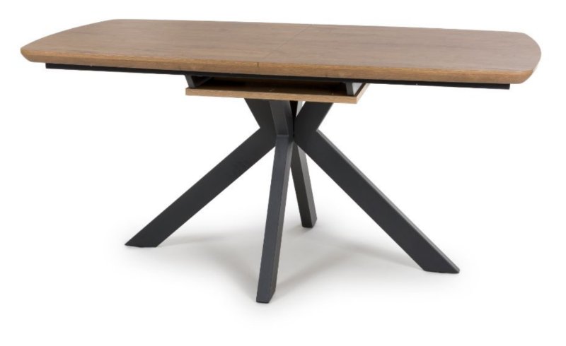 Smart® - Curved Extending Table - Rustic Oak Smart® - Curved Extending Table - Rustic Oak