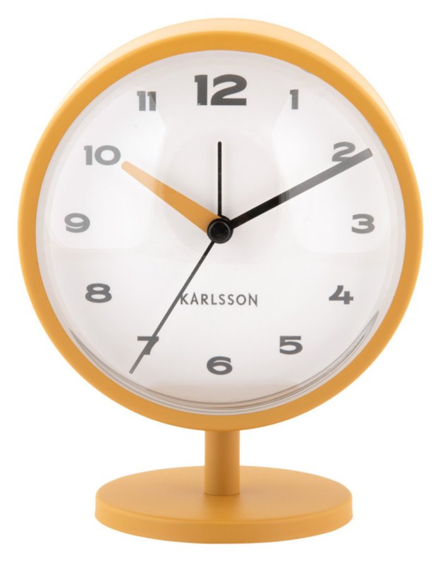 Alarm Clock Brisk Dome - Ochre Yellow Alarm Clock Brisk Dome - Ochre Yellow