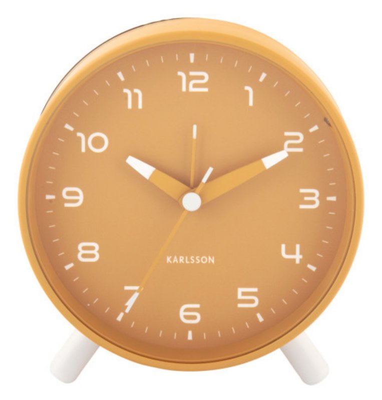 Alarm Clock Orgullo - Ochre Yellow Alarm Clock Orgullo - Ochre Yellow