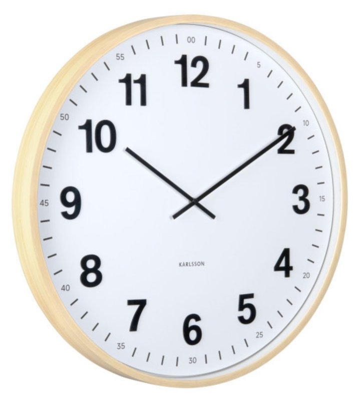 Wall Clock Esencia Classic XL - Light Wood Wall Clock Esencia Classic XL - Light Wood