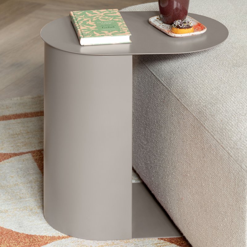 Riqueza - Set of 2 Oval Tables - Warm Grey Riqueza - Set of 2 Oval Tables - Warm Grey