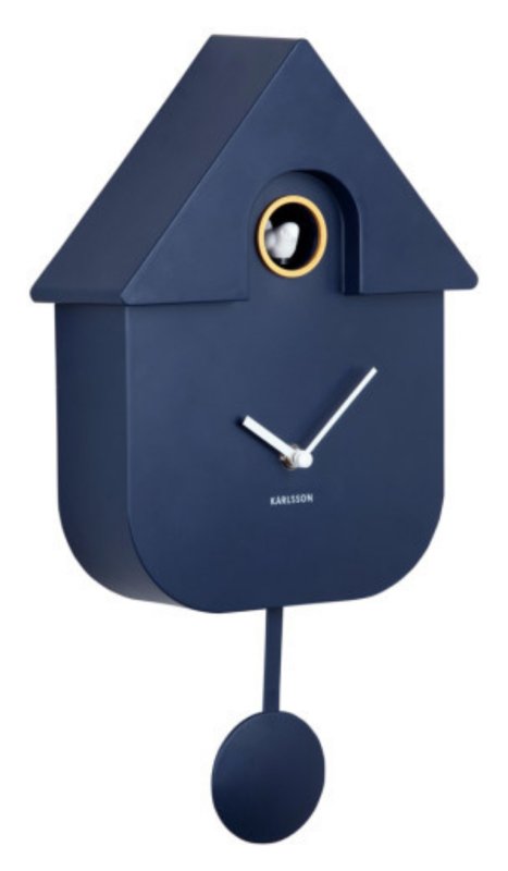 Wall Clock Modern Cuckoo - Dark Blue Wall Clock Modern Cuckoo - Dark Blue