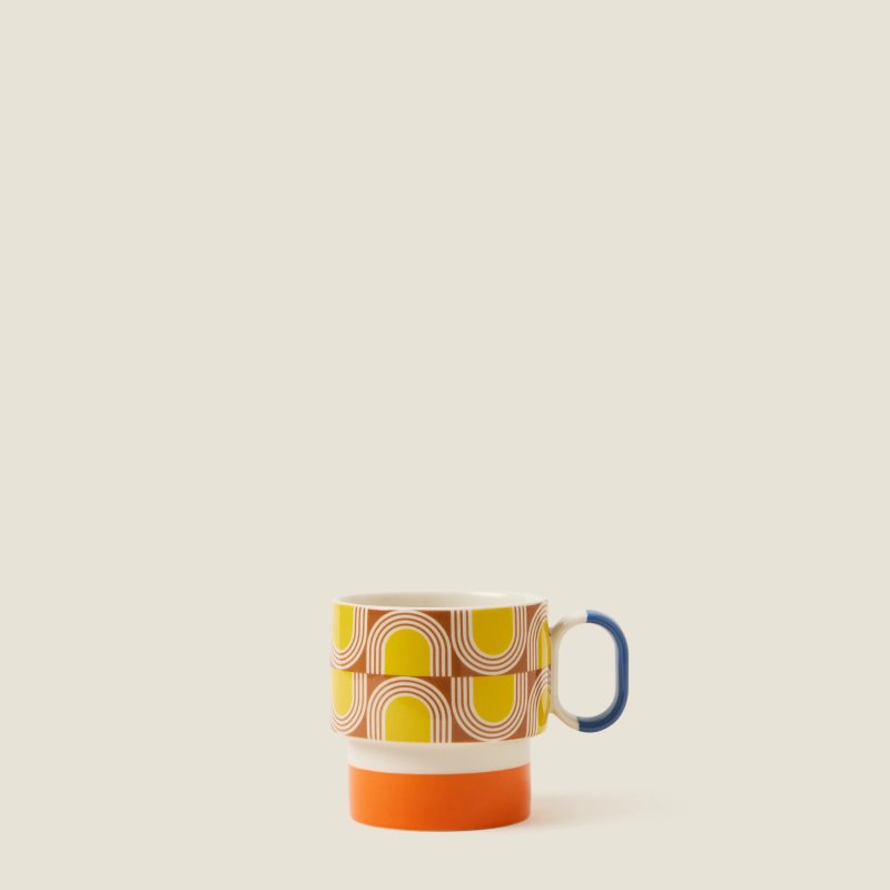 Orla Kiely - Aura Mug Orange Orla Kiely - Aura Mug Orange