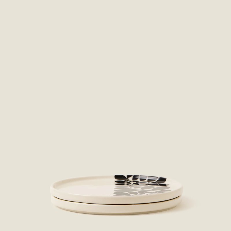Orla Kiely - Sycamore Stripe Side Plate Black Orla Kiely - Sycamore Stripe Side Plate Black