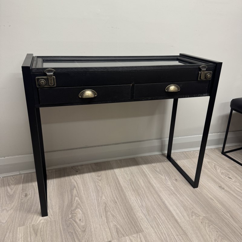 Black - Collectors Console Table Black - Collectors Console Table