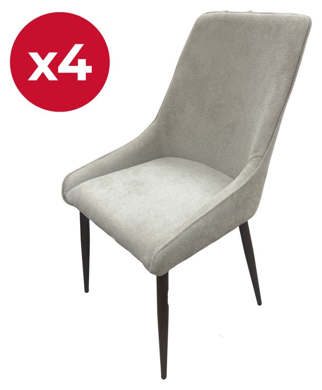 Set of 4 - Jayne Fabric Dining Chairs Set of 4 - Jayne Fabric Dining Chairs