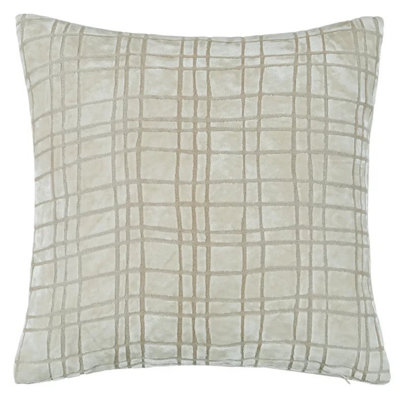 Paul Moneypenny - DrunkPlaid Ivory Cushion Paul Moneypenny - DrunkPlaid Ivory Cushion