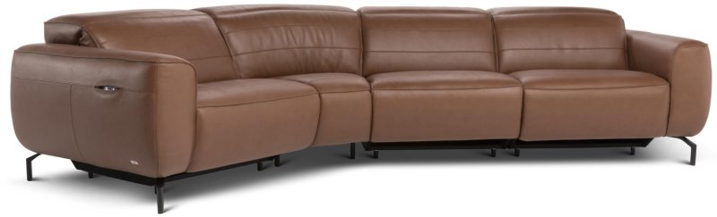 Natuzzi Editions - Zenith - 272+045+291+F52 - Curved Sofa Electric Motion on Right Natuzzi Editions - Zenith - 272+045+291+F52 - Curved Sofa Electric Motion on Right