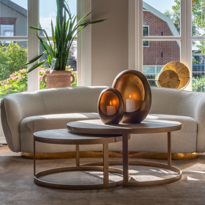 Bloomville - Set of 2 Coffee Tables inc Glass Tops Bloomville - Set of 2 Coffee Tables inc Glass Tops