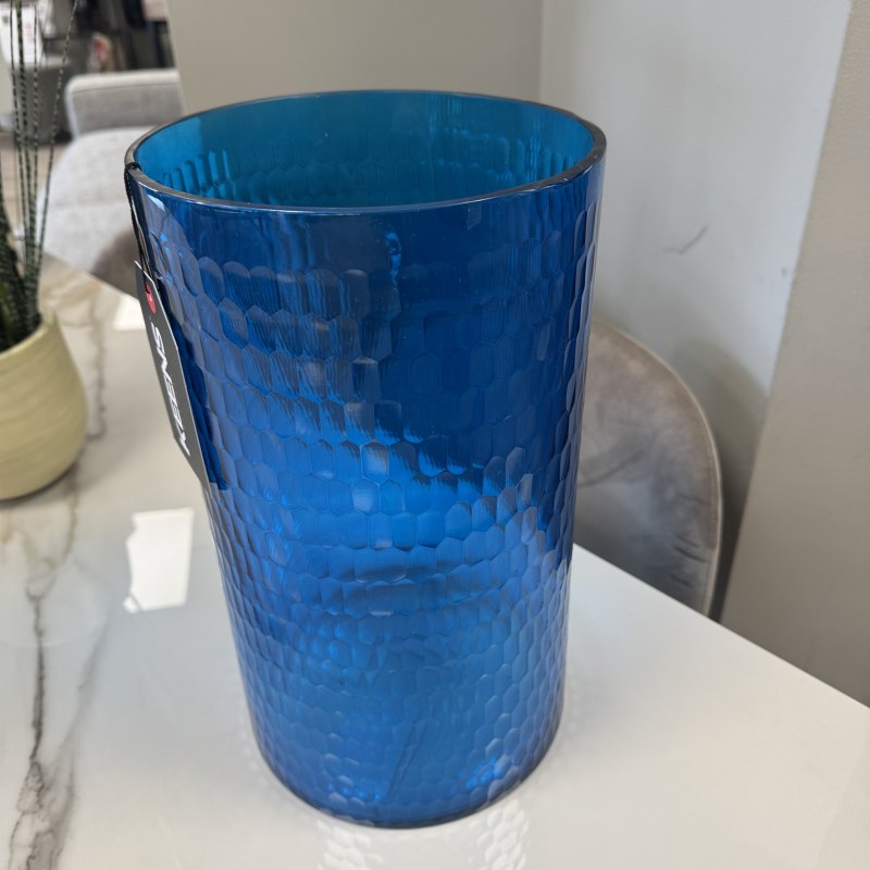 Blue XL Honeycomb Vase Blue XL Honeycomb Vase