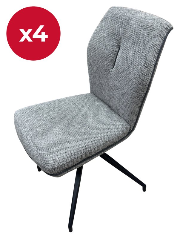 Set of 4 - Sicily Grey Dining Chairs Set of 4 - Sicily Grey Dining Chairs
