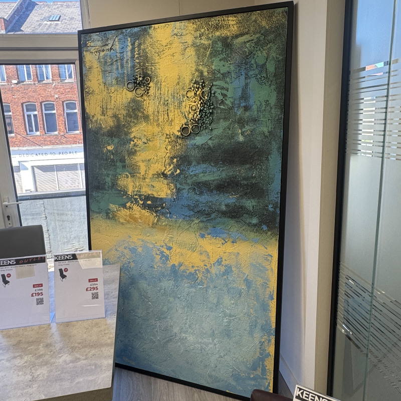 XL Jardin Blue - Framed Canvas XL Jardin Blue - Framed Canvas