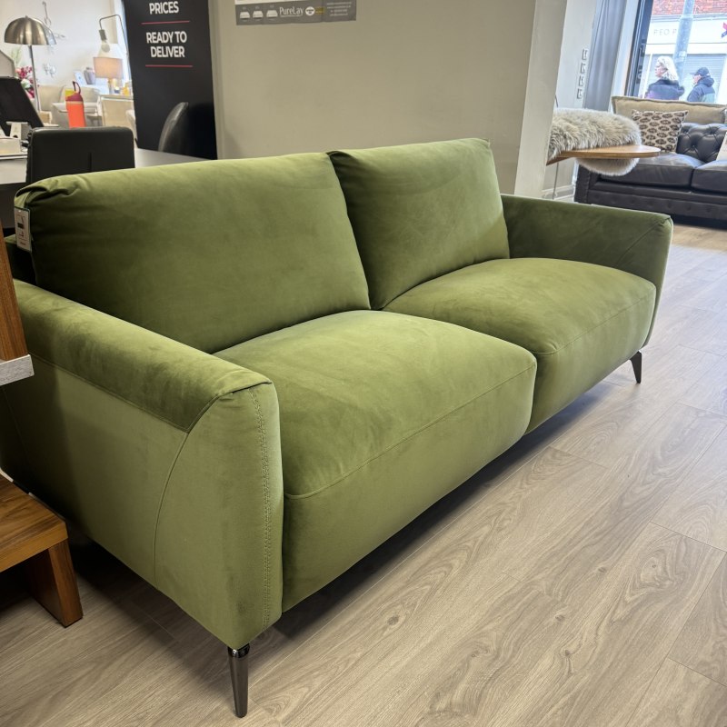 Jupiter Large Sofa in Emerald Fabric Jupiter Large Sofa in Emerald Fabric