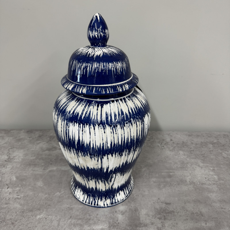 Blue & White Large Ginger Jar Blue & White Large Ginger Jar