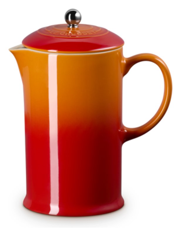 Le Creuset - Stoneware Cafetiere with Metal Press Le Creuset - Stoneware Cafetiere with Metal Press