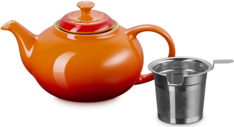 Le Creuset - Stoneware Classic Teapot with Infuser Le Creuset - Stoneware Classic Teapot with Infuser