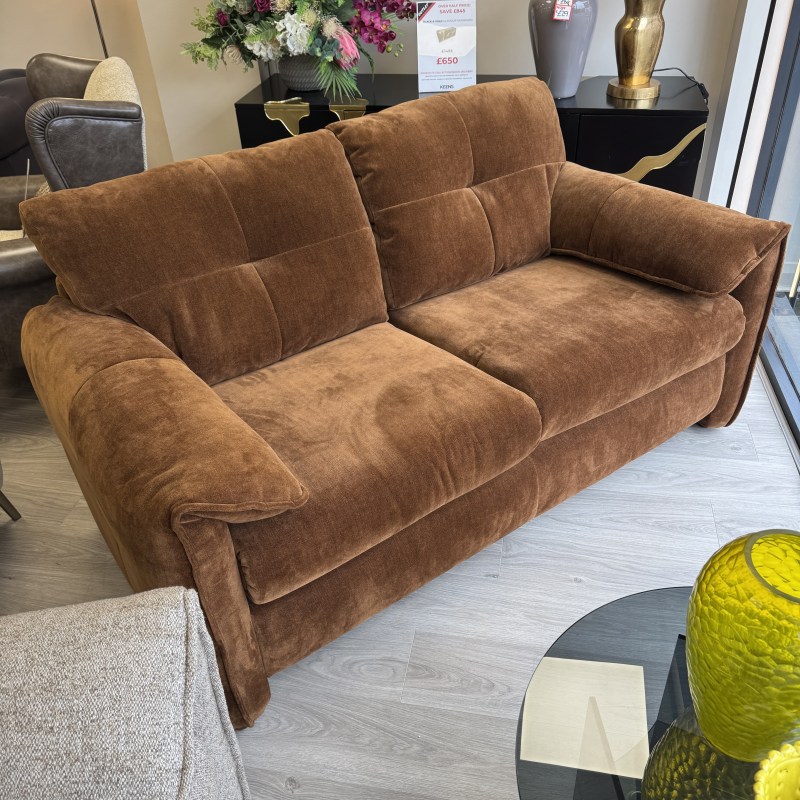 Breeze - 2 Seater Rust Fabric Sofa Breeze - 2 Seater Rust Fabric Sofa