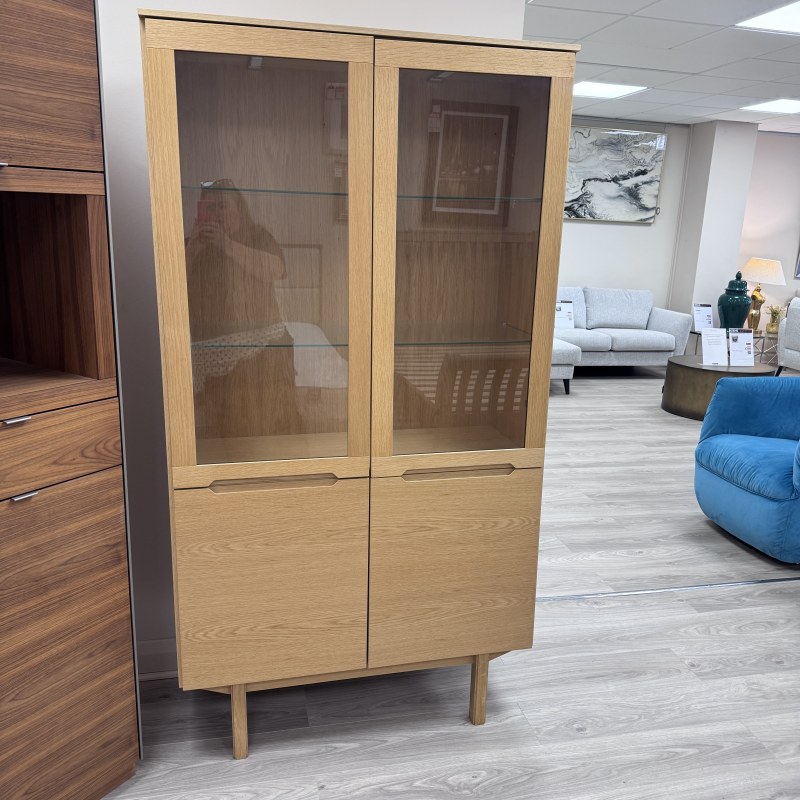 Skovby - SM307 Oak Display Cabinet Skovby - SM307 Oak Display Cabinet