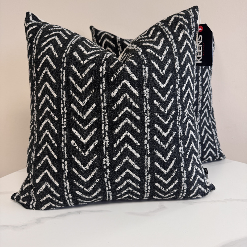 Cushion Bundle - Set of 2 - Black Chevron Cushion Bundle - Set of 2 - Black Chevron