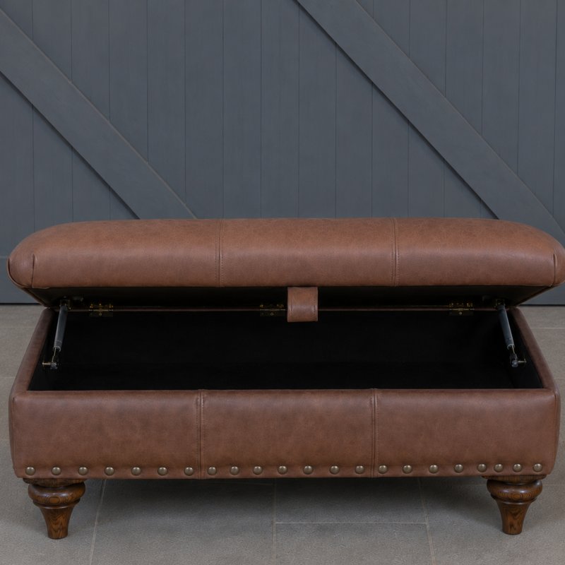Alstons - Arizona - Two-Tone - Legged Ottoman Alstons - Arizona - Two-Tone - Legged Ottoman