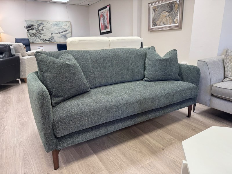Ercol - Aosta Medium Sofa in Green Fabric U002 Ercol - Aosta Medium Sofa in Green Fabric U002