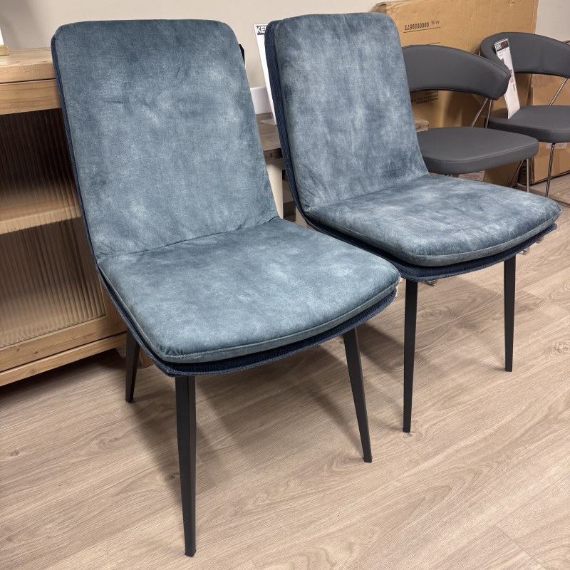 Set of 2 - Jimmy Dining Chairs - Teal Set of 2 - Jimmy Dining Chairs - Teal