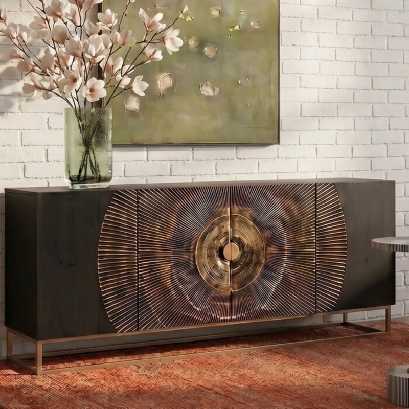 Madeira - Dark Wood Statement Sideboard Madeira - Dark Wood Statement Sideboard