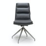 Nobel - Swivel Chair Grey Brushed Steel Nobel - Swivel Chair Grey Brushed Steel