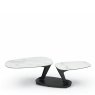 Arco - Extending Coffee Table Carrara Ceramic Arco - Extending Coffee Table Carrara Ceramic